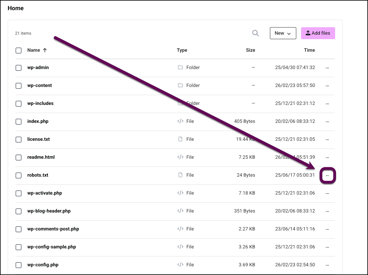 Click the ellipses to open the file