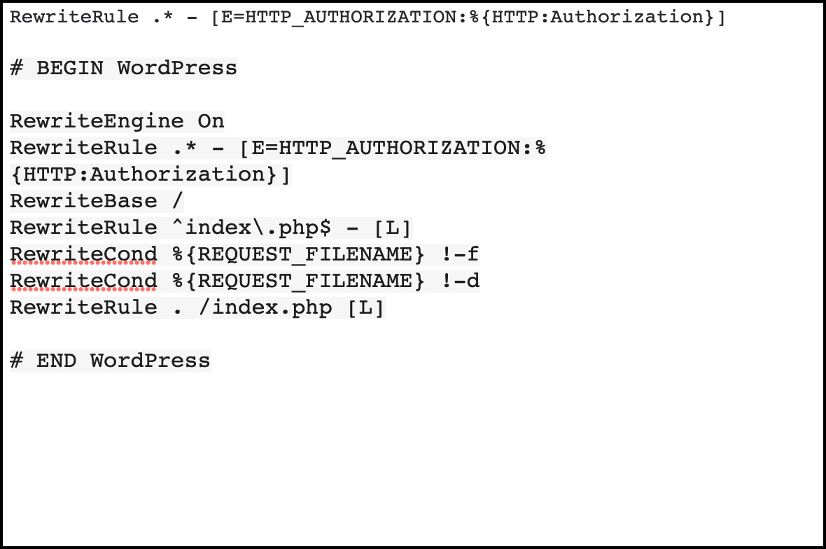 The code to add for Apache servers