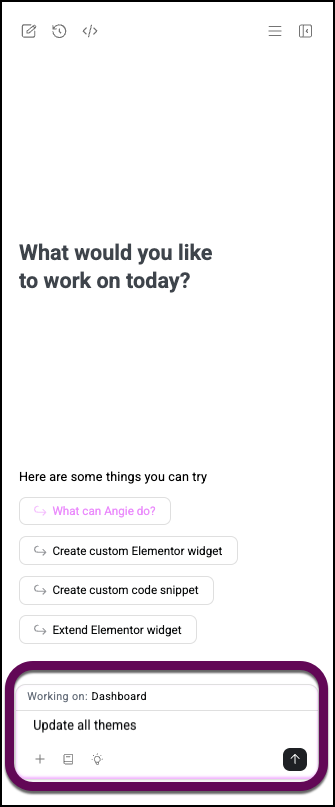 The prompt to update all of a site's themes