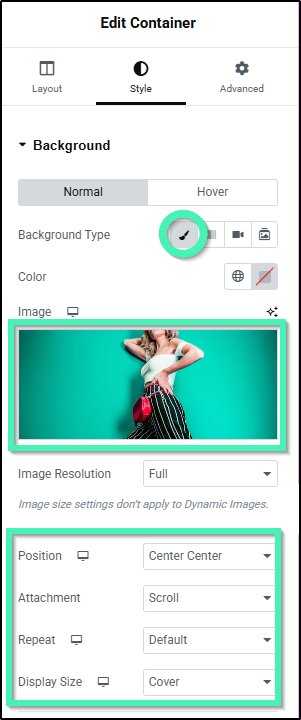 bg settings v3