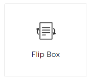 A screenshot of the Elementor Flip Box Widget.