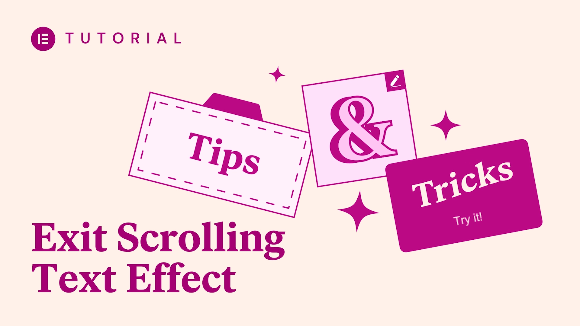 Create an Exit Scrolling Text Effect - Academy