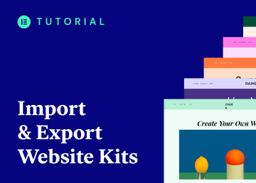 import Elementor 3.3 11