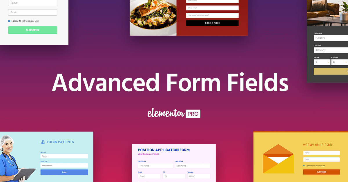 Advanced Form Fields: File Upload, Date, Password & More