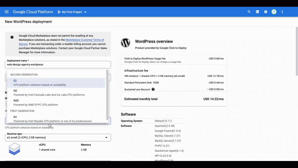 14 Google Cloud Machine Type What Is Google Cloud Hosting For Wordpress? 14