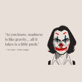 One of the joker’s illustrations One of the joker's illustrations