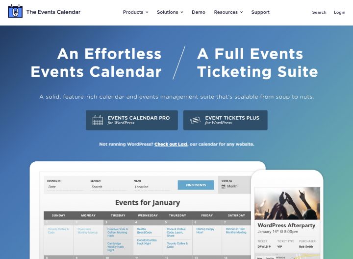 The Events Calendar