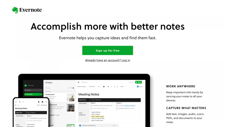 evernote-landing-page