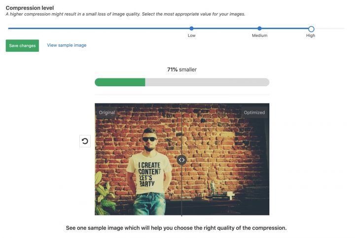 optimole-compression-level