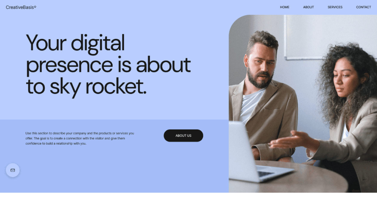 lp template Website 02 Free & Professional Templates for WordPress by Elementor 13