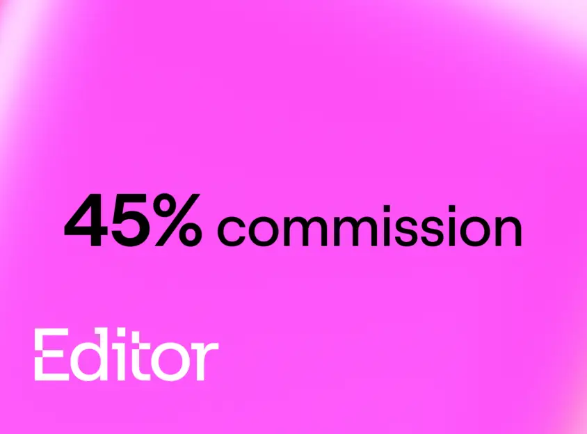 45% commision - elementor editor pro